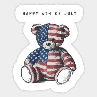 4th of July Sticker